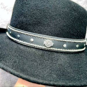 Vintage Harley Davidson Wool Crushable Hat